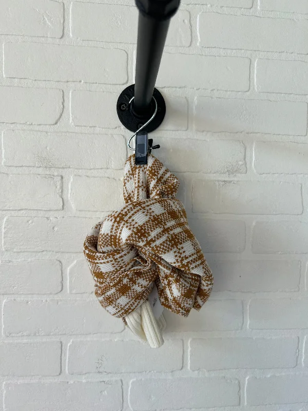 Scarf Winter By Timberland In Tan & White