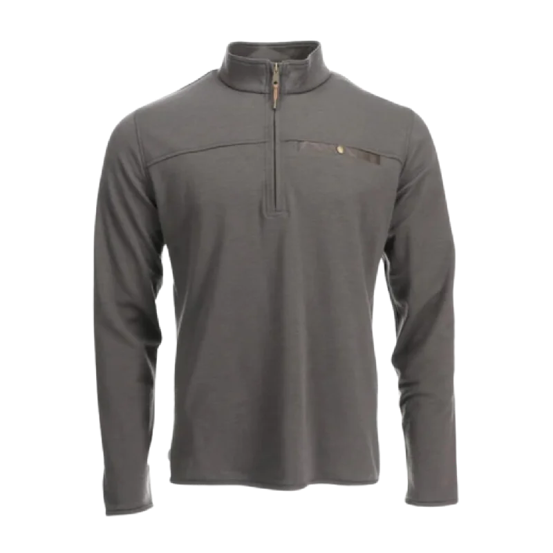 All Season Quarter Zip - Black Olive