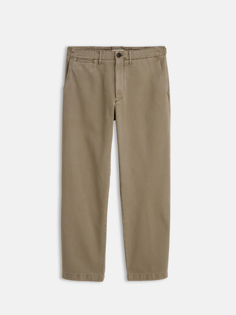 ALEX MILL STRAIGHT LEG PANT IN VINTAGE WASHED CHINO VINTAGE OLIVE