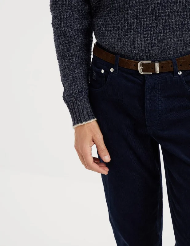 Corduroy 5-Pocket Pant | Navy