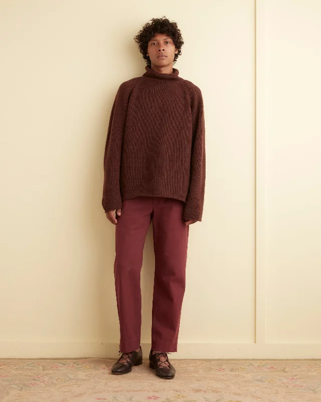 Cashmere Rollneck - Cinnabar