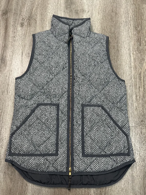 Vest Puffer & Quilted By J. Crew In Grey, Size: Xs