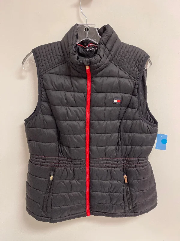 Vest Puffer & Quilted By Tommy Hilfiger In Black, Size: S