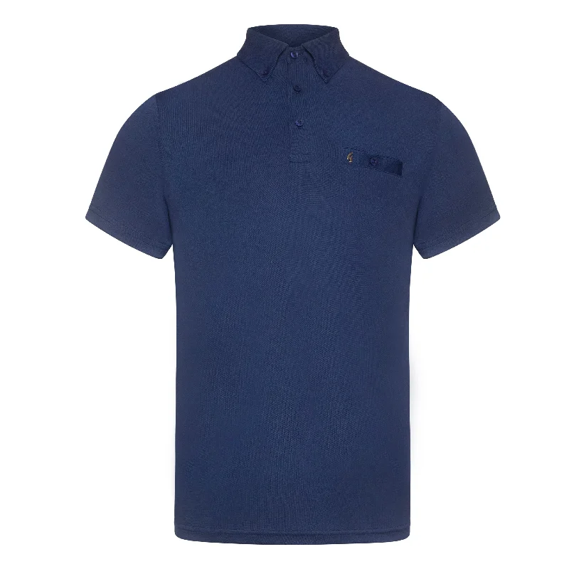 Gabicci Vintage Ladro Polo Shirt Blue