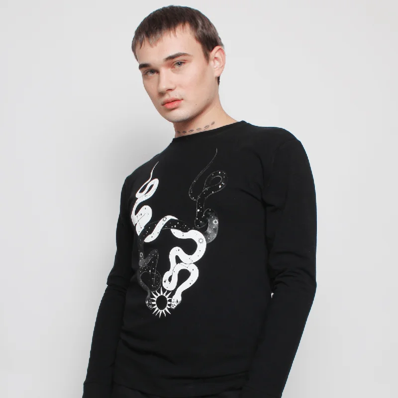 STARGAZER ATOMIC LONGSLEEVE TOP BLACK