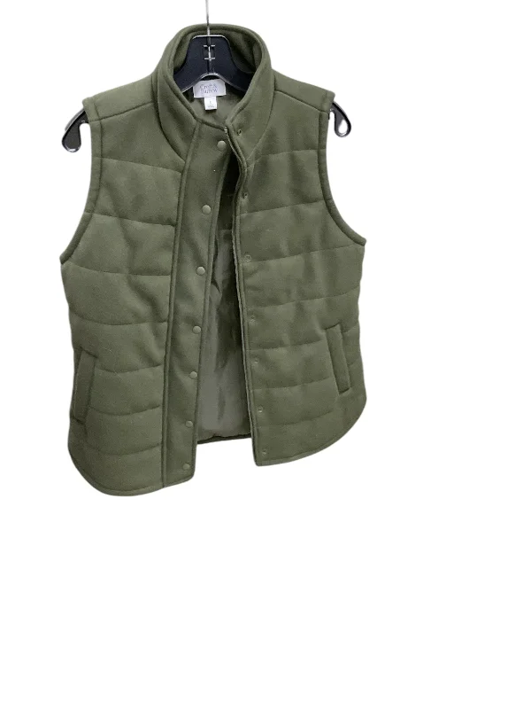 Vest Puffer & Quilted By Croft And Barrow In Green, Size: S