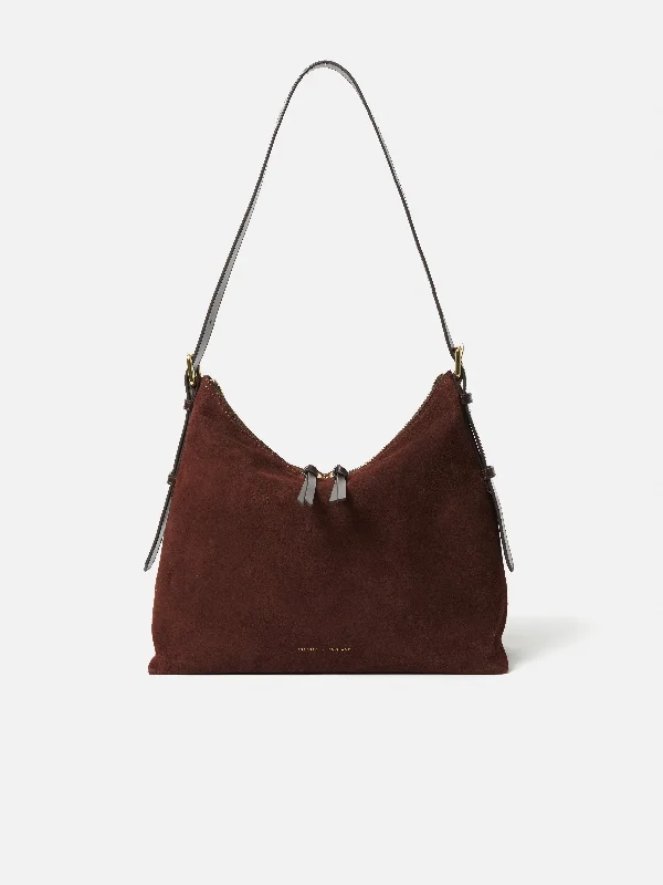 Large Trafalgar Shoulder Bag | Burgundy