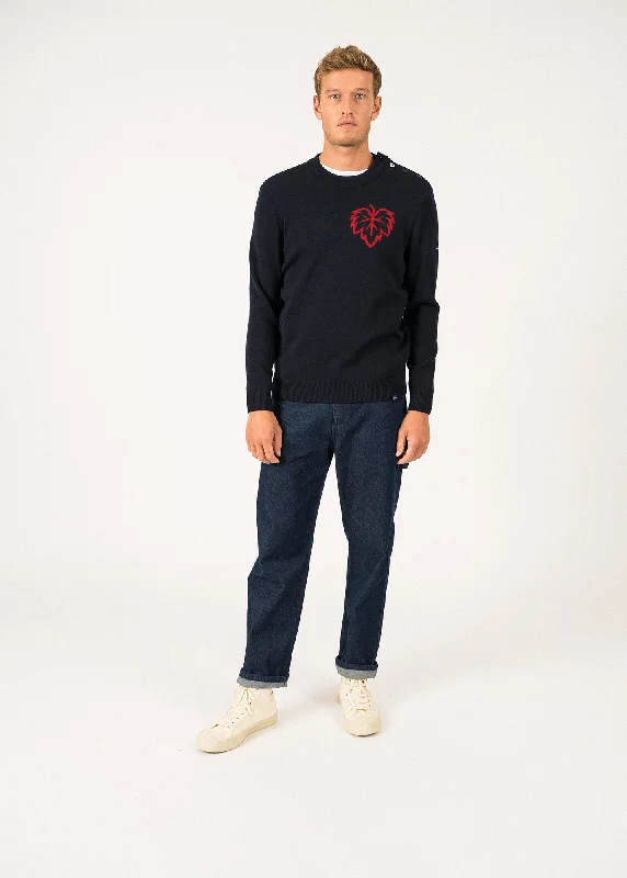 Terre-Mer sailor jumper - SAINT JAMES x Nus (NAVY/MEDOC)