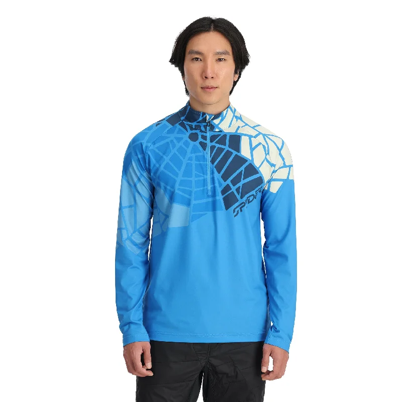 Mens Legacy Half Zip - Aether Blue