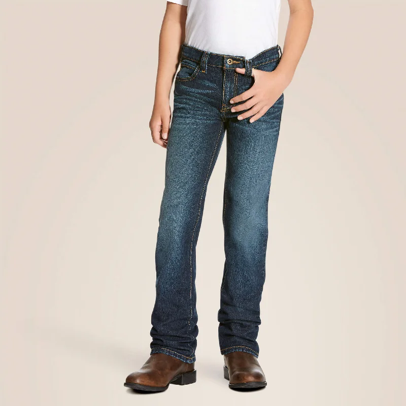 Boy's B5 Slim Stretch Legacy Stackable Straight Leg Jean