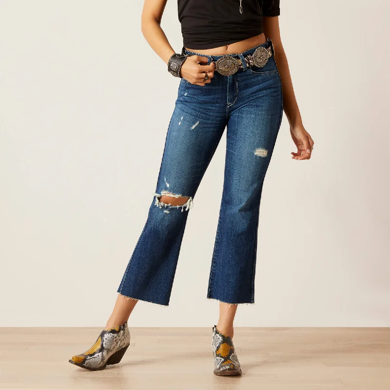 Women's High Rise Caroly Flare Crop Jean