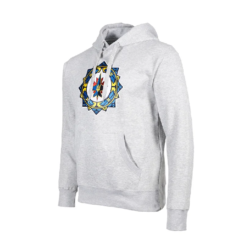 UKRAINIAN CREST HOODY GREY