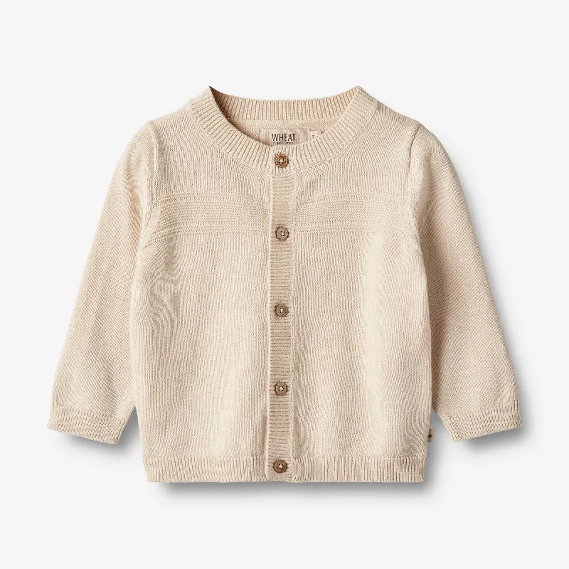 Knit Cardigan Sofus - sandshell