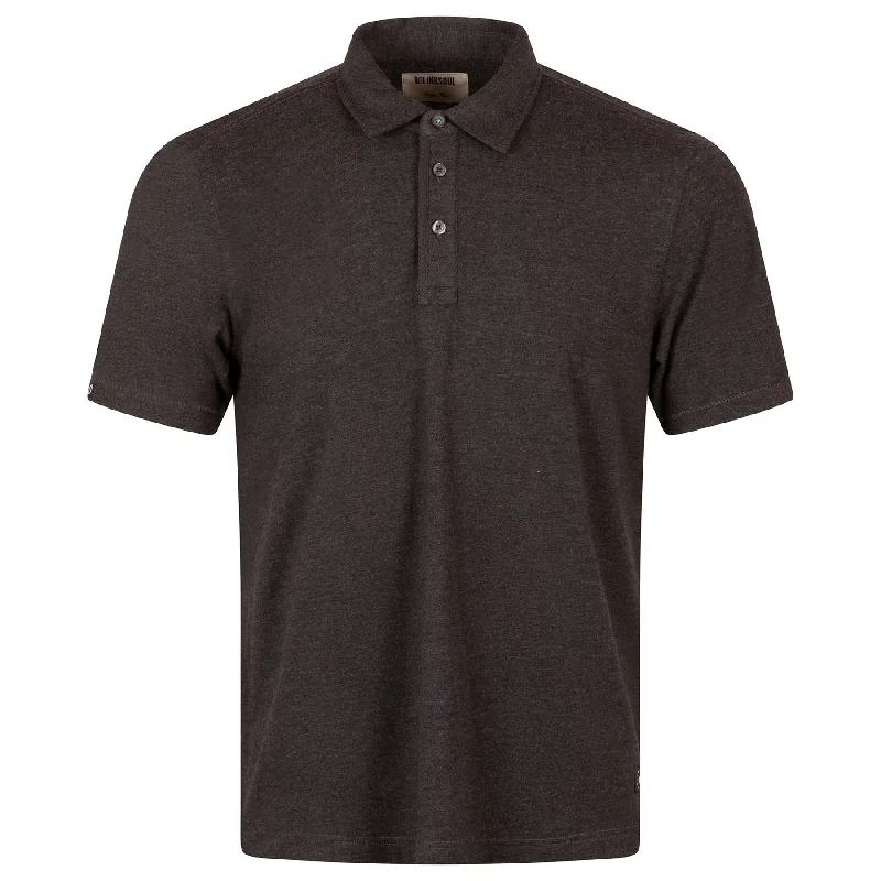 Pacific Polo Black Heather - SS24