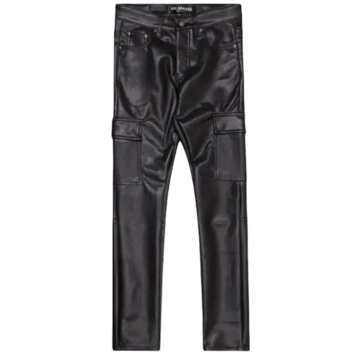 Valabasas Citing Skinny Leather Pants (Jet Black) VLBS-VJ2-1017