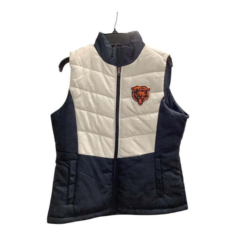 Vest Puffer & Quilted By Nfl In Navy, Size: L