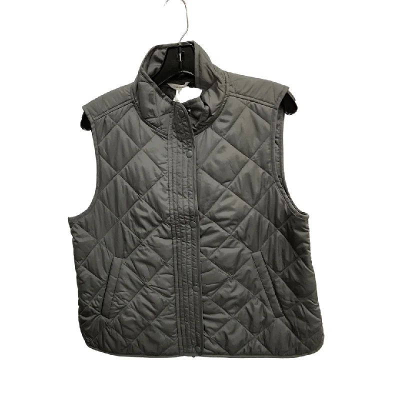 Vest Puffer & Quilted By Maurices In Grey, Size: M