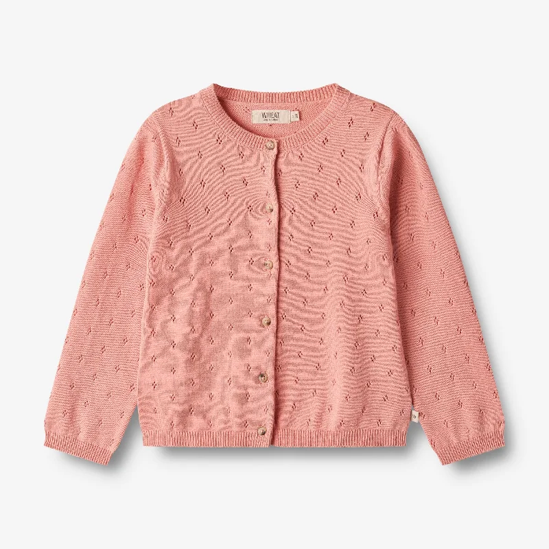 Knit Cardigan Maia - rosette