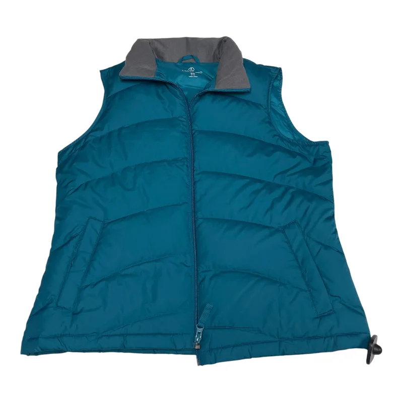 Vest Puffer & Quilted By Lands End In Blue, Size: S