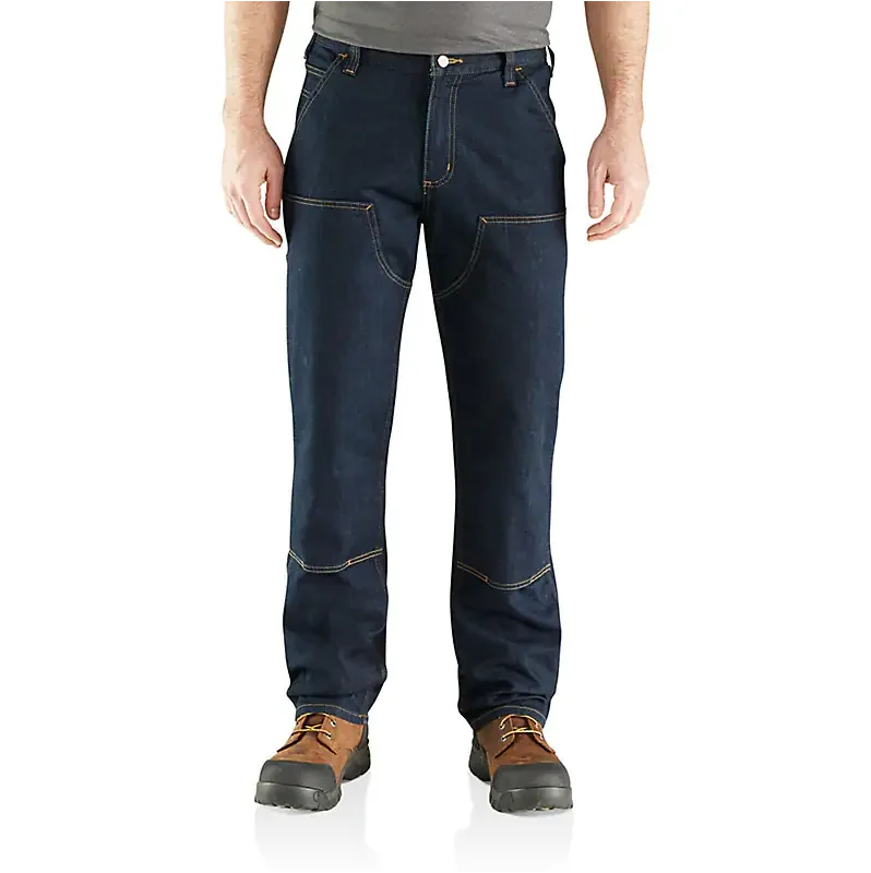 Men's Rugged Flex Relaxed Fit Double-front Utility Jean