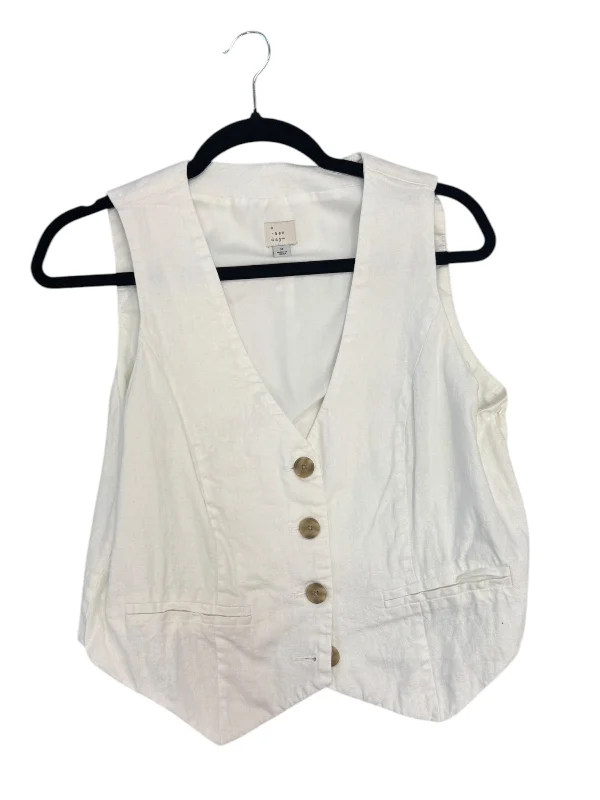 Vest Other By A New Day In White, Size: M