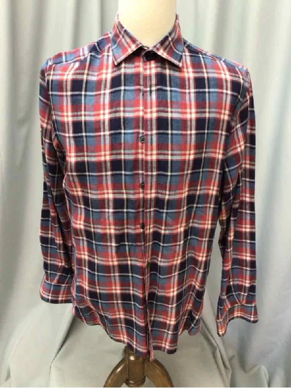 SIZE LARGE SAKS FIFTH AVENUE Men's SHIRTS