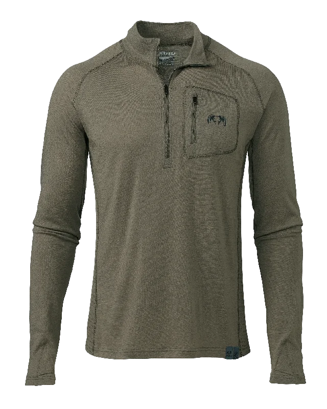 ULTRA Merino 145 Zip-T Hunting Shirt | Ash