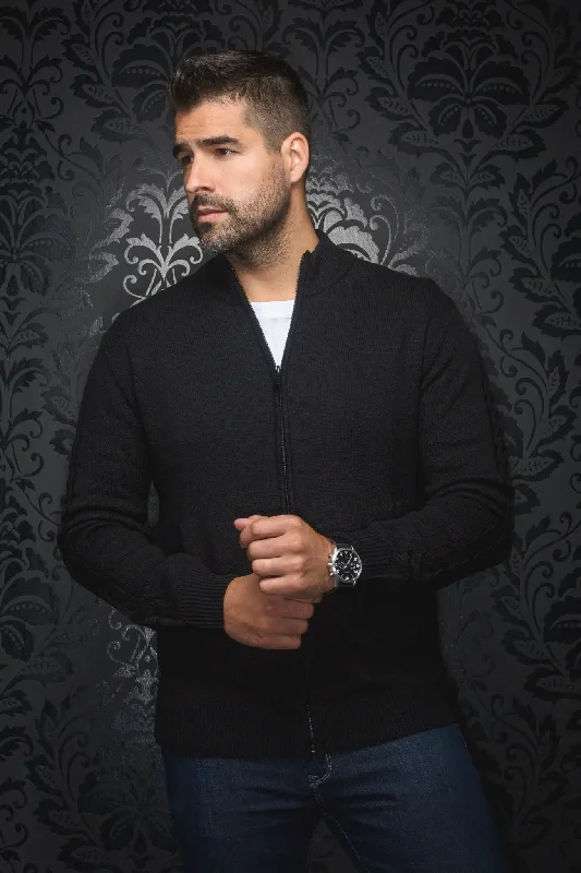 AU NOIR | Merino Wool Sweater | Esteban Black