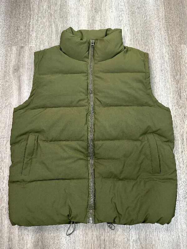 Vest Puffer & Quilted By Amazon In Green, Size: M