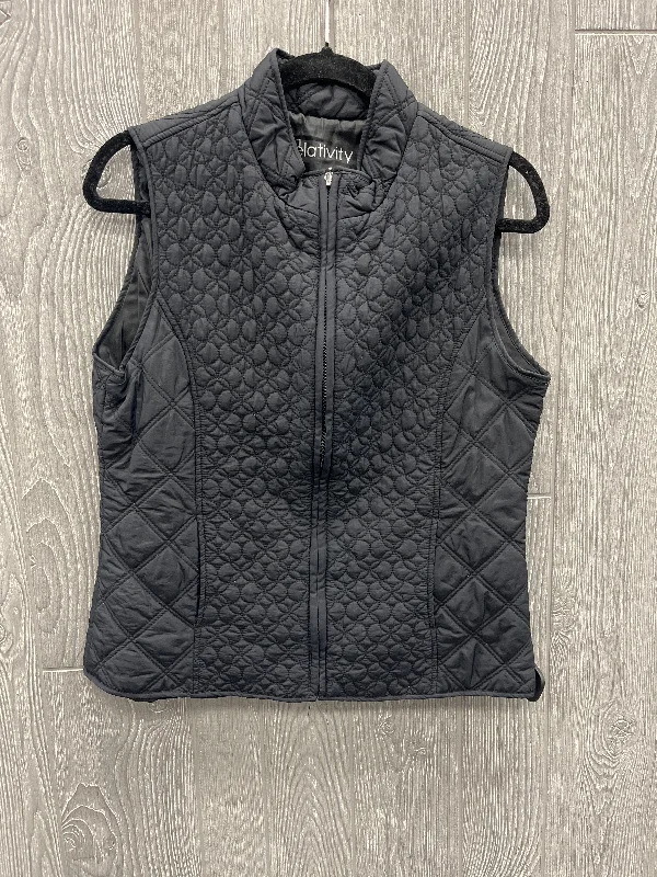 Vest Puffer & Quilted By Relativity In Black, Size: M