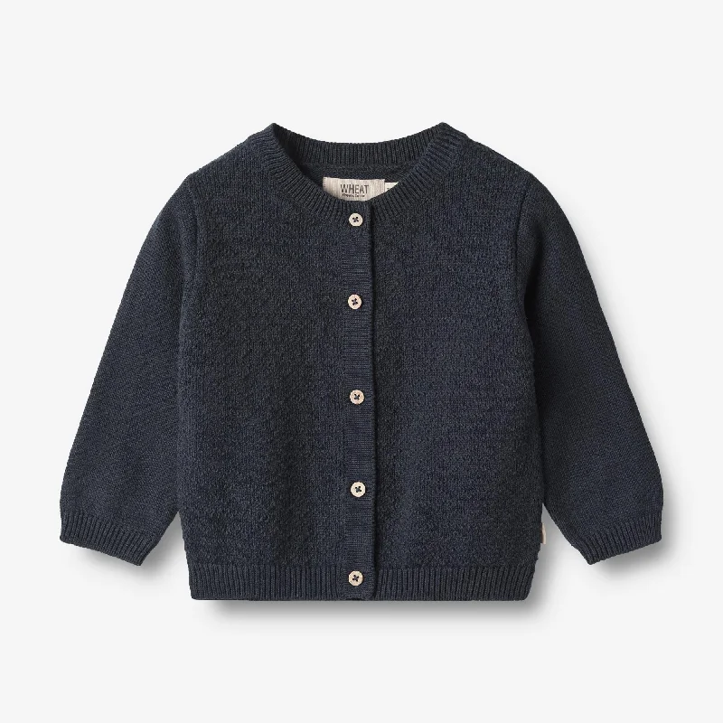 Knit Cardigan Bjørn - navy