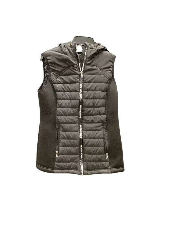 Vest Designer By Michael Kors In Black, Size: S