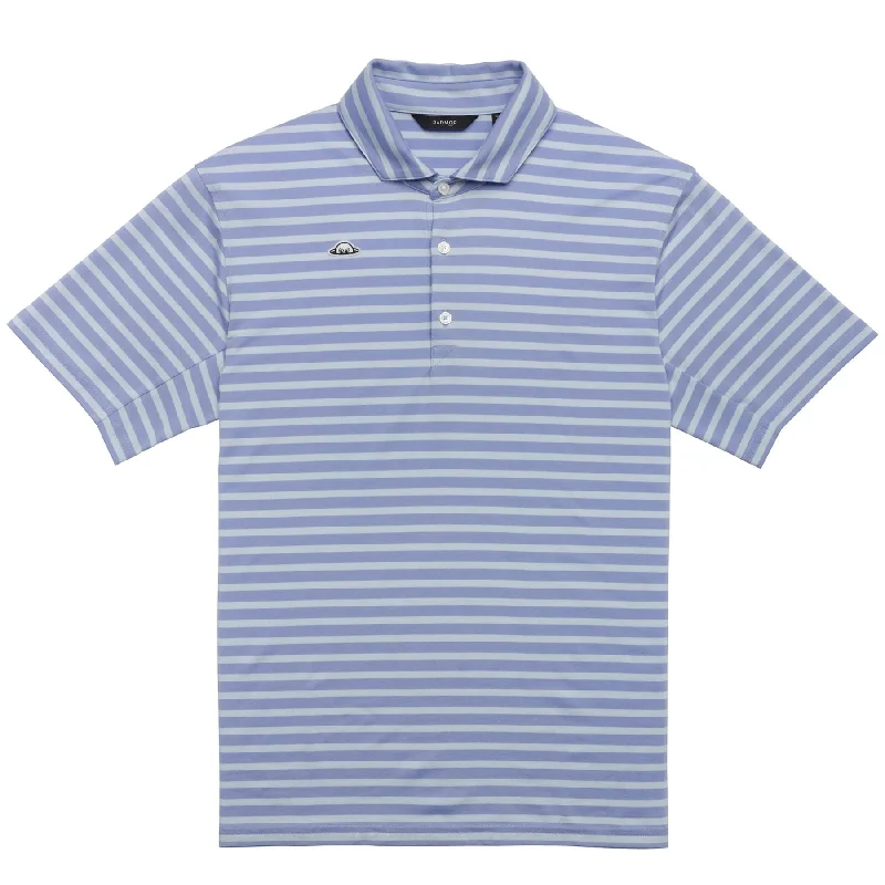 Hudson Recycled Vintage Stripe Polo Coastal Blue - 2025