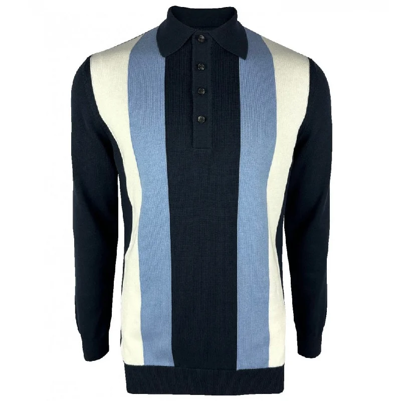 Ska & Soul "Best" Knit Polo Navy