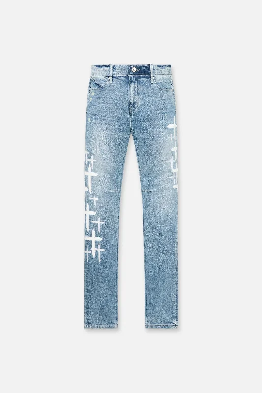 BRYANT SKINNY JEAN | BLUE CROSS PATCHES