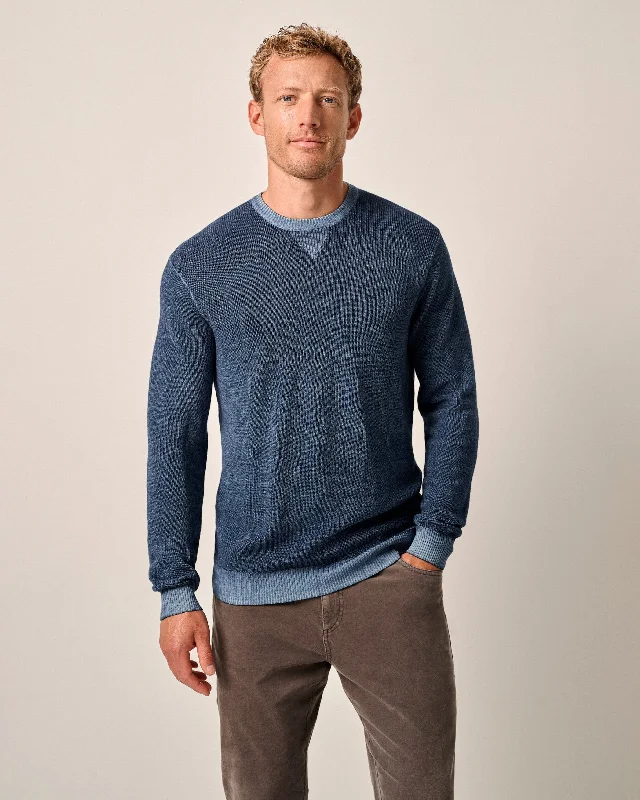 Burgess Garment-Dyed Crewneck Sweater