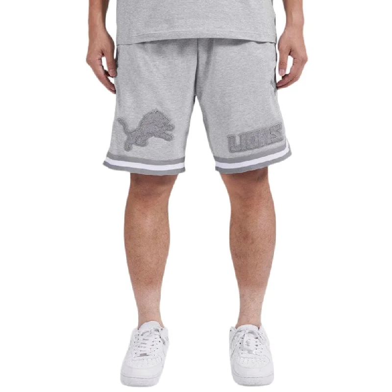 Pro Standard Detroit Lions Triple Tonal Dk Shorts (Heather Grey)