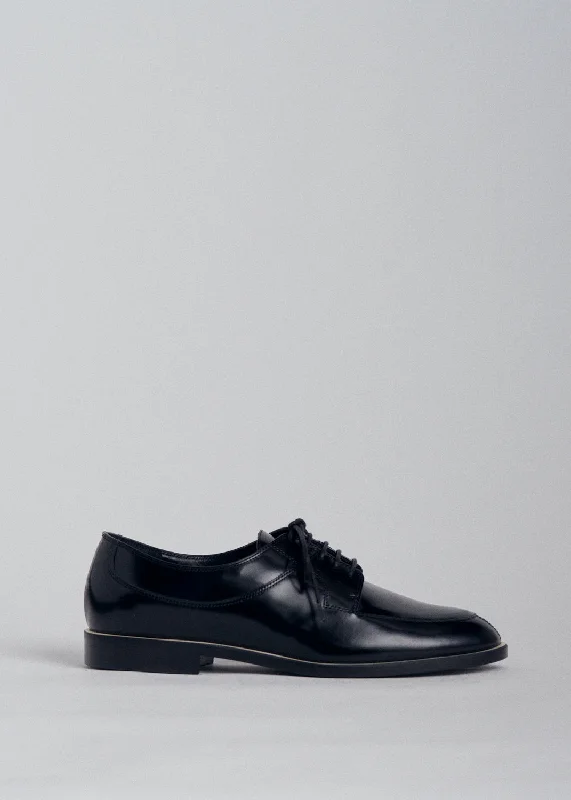 Lace Up Loafer - Black