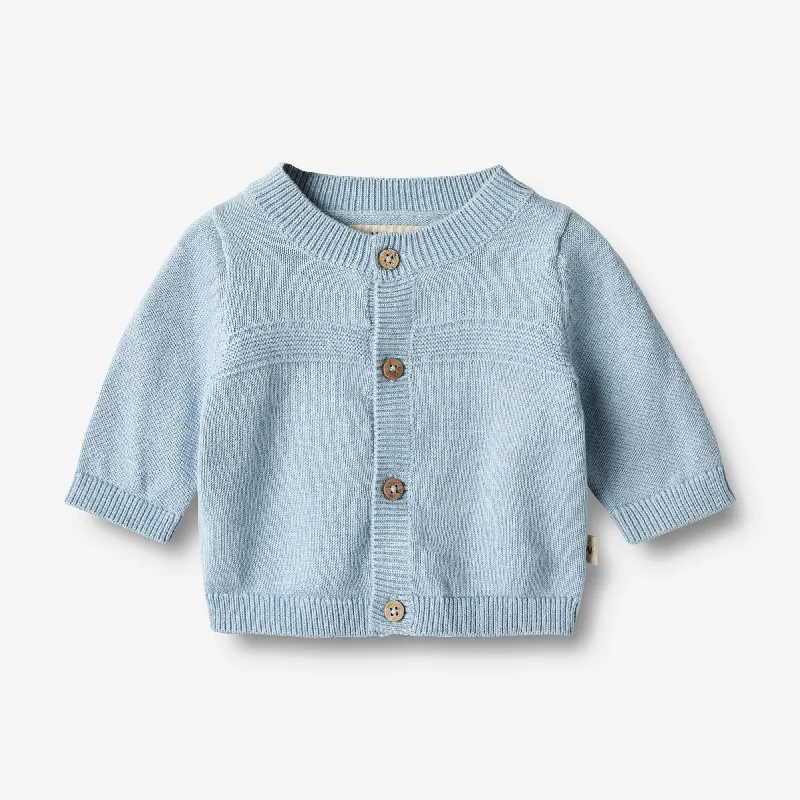 Knit Cardigan Sofus - blue summer