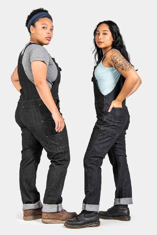 Freshley Overall - Heathered Black Denim