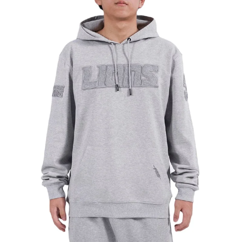 Pro Standard Detroit Lions Triple Tonal Dk Po Hoodie (Heather Grey)