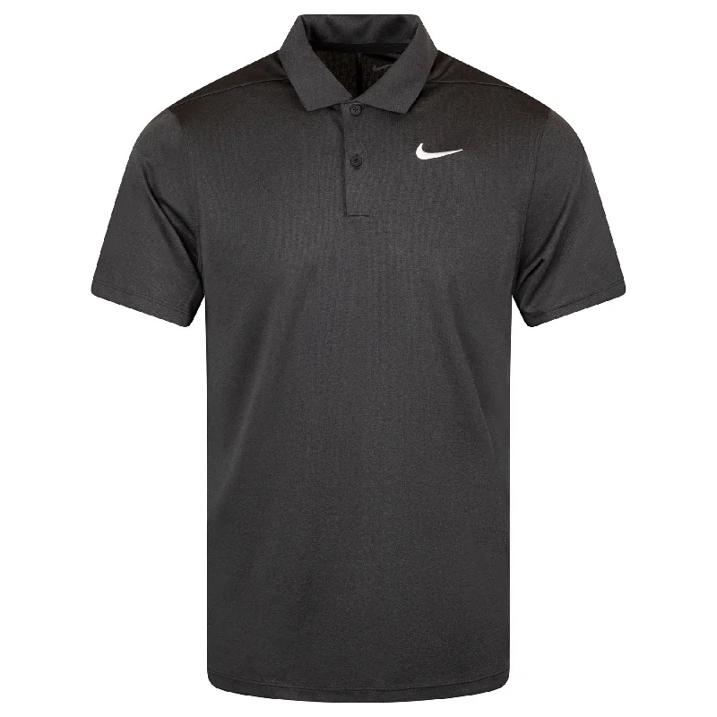 Dri-FIT Victory+ Heather Polo Black - SU24