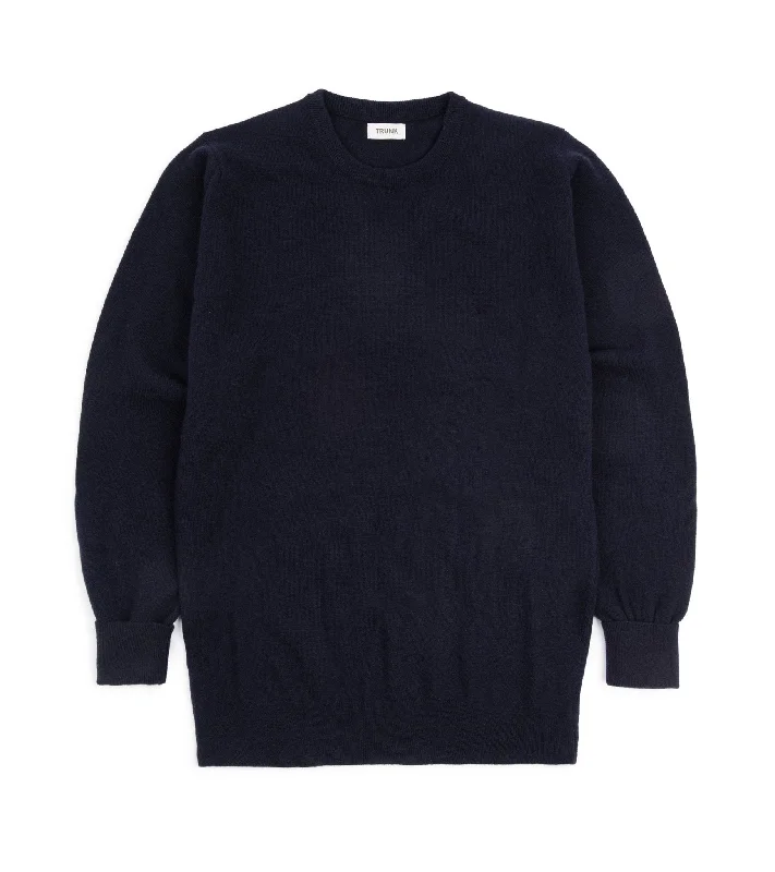 Trunk Walden Geelong Crew Neck Sweater: Navy