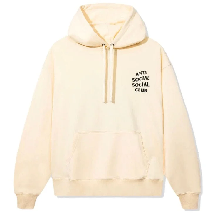 Anti Social Social Club Quivering Liquids Embroidered Hoodie (Ecru)