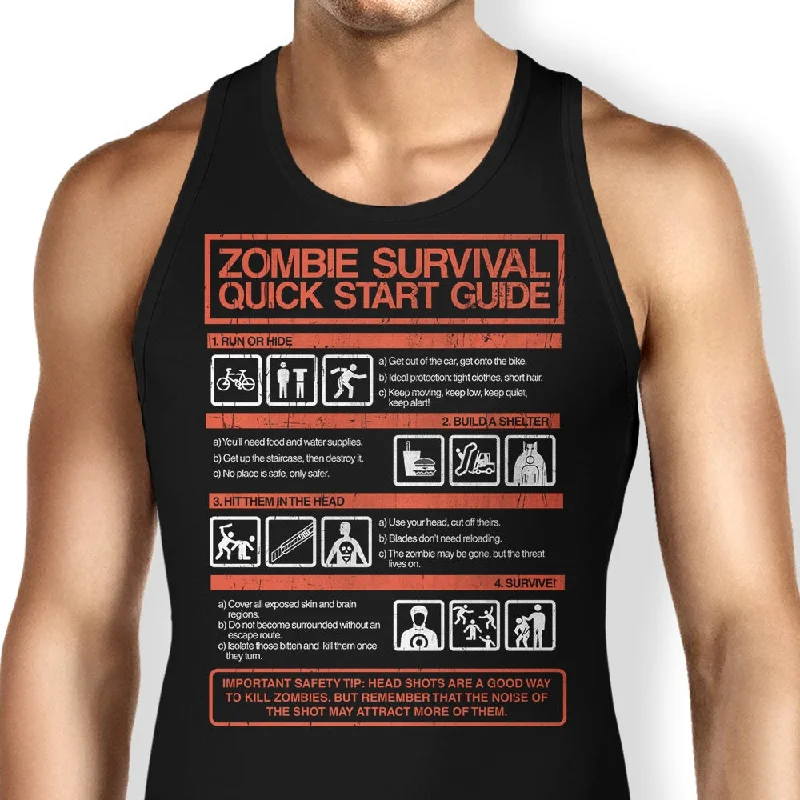 Zombie Survival Quick Start Guide - Tank Top