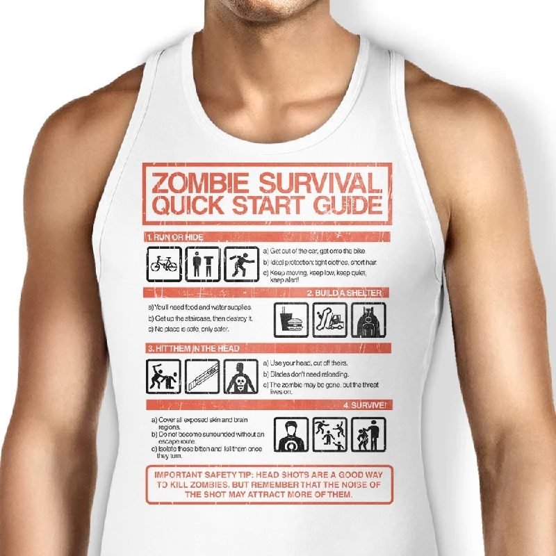 Zombie Survival Quick Start Guide (Alt) - Tank Top