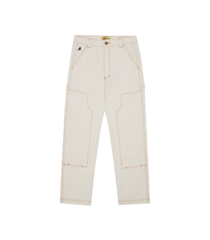 CANVAS CARPENTER PANT - ECRU