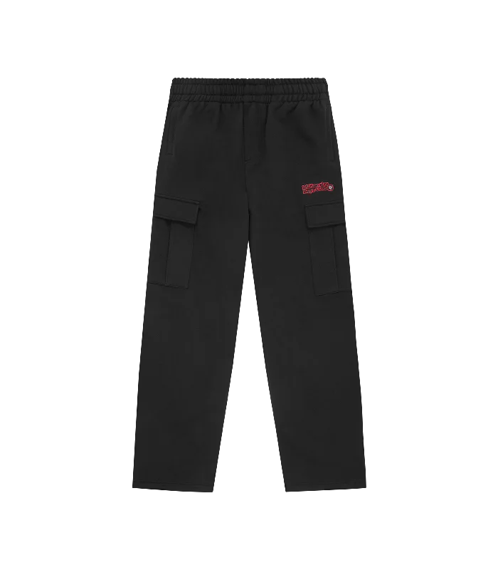 CARGO SWEATPANTS - BLACK