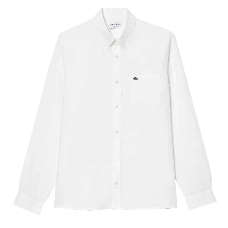 Lacoste Linen Shirt White