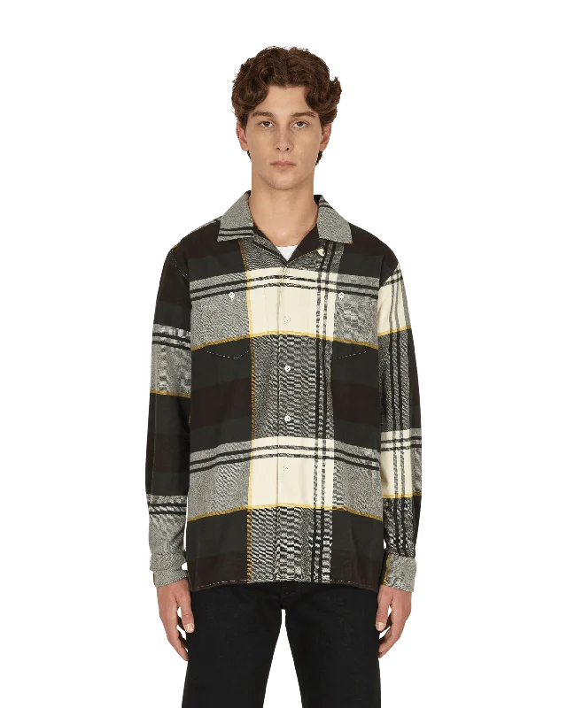 Plaid Lightweight Flannel Shirt Multicolor